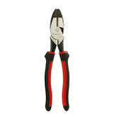 Southwire SCP9 High-Leverage Side Cutting Plier, 9 in OAL, Black/Red Handle, Comfort Grip Handle